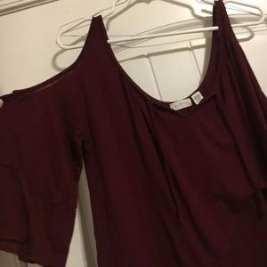 Open Shoulder boho top